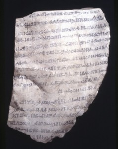 Ostracon 65930. Copyright: Trustees of The British Museum
