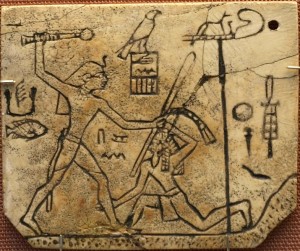 Figure 5 Early Dynastic smiting scene by King Den, British Museum. Photograph by CaptMondo