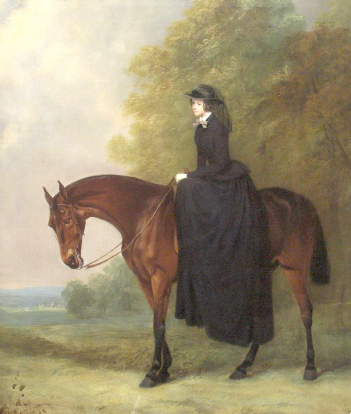 Figure 1. Marianne c.1850. Portrait by Henry Calver. West Park Museum.